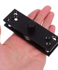 Heavy Duty Concealed Stainless Steel 360 Degree Pivot Door Hinge For Wood Cabinets And Furniture Hidden Hardware Matte Black