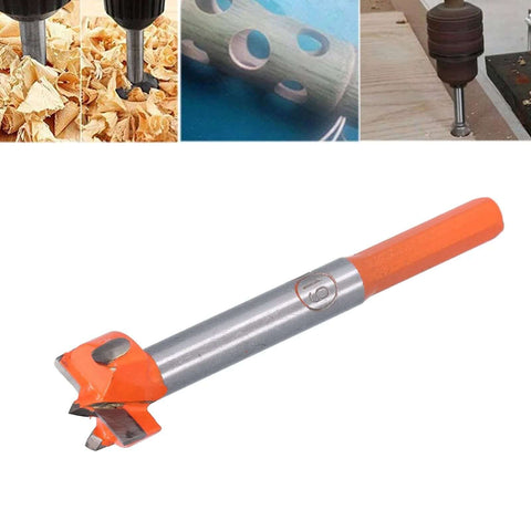 lvifloae hinge hole drill bit, carbide, 19mm, orange handle, for drilling wood, veneer plywood and plastic