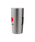 I Heart High Power Rocketry Stainless Steel Insulated Tumbler Dual Wall Keeps Drinks Hot Or Cold BPA Free Leak Proof Lid