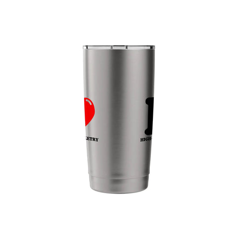 I Heart High Power Rocketry Stainless Steel Insulated Tumbler Dual Wall Keeps Drinks Hot Or Cold BPA Free Leak Proof Lid