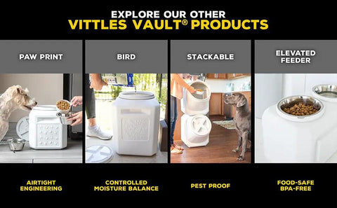 Heavy Duty Airtight Pet Food Storage Container With Bonus Scoop Holds Fifty Pounds Dry Kibble Locks Out Pests Smooth Keeps Every Batch Crispy Fresh Ready To Scoop Any Time Now