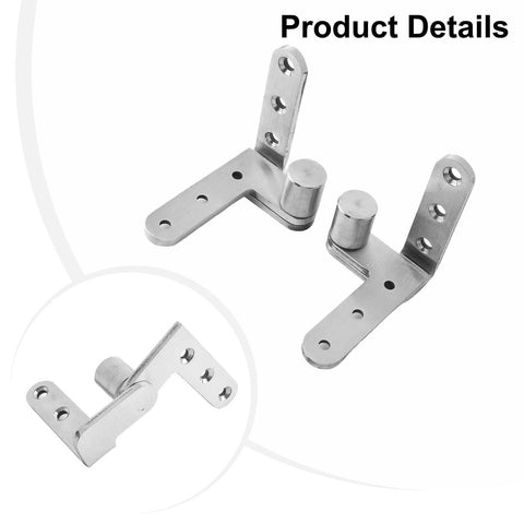 Stainless steel pivot hinge for heavy wooden doors with concealed design and high load bearing capacity