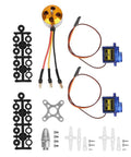 A2212 1000KV Brushless Motor With 40A Electronic Speed Controller And 1060 Propeller Plug And Play Flight Bundle For Rc Planes and fixed wing aircraft parts layout.