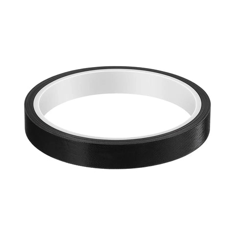 High Temperature PTFE Heat Resistant Tape For Heat Transfer Applications, 1 Roll, One Half Inch Wide, 33 Feet Long, Waterproof Black