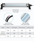 Diagram showing dimensions and specifications of Pro Grade Explosion Proof LED Work Light For Milling Machine Table.