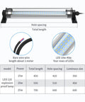 Diagram of Explosionproof LED Work Light Floodlight 2500 Lumens 6000K For Milling Machines And Workshop Tables with specs.
