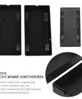 Hot New Deal! 2 Pack Black Plastic Junction Boxes for Your Electrical Builds, sturdy waterproof enclosure design.