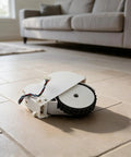 Left And Right Wheel Replacement Set For Eufy RoboVac L70 Hybrid Robot Vacuum Cleaner on tile floor