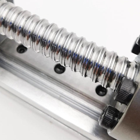 Pro Grade High Precision CNC Linear Guide Rail Kit For DIY Milling Machines And 3D Printers Smooth Motion Stage Rail Slide Table For Clean Cuts And Crisp Engraving 50mm Rail Stainless Steel That Holds Up, close-up rail
