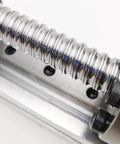 Close-up of Rock Solid High Precision Stage Rail Motion Slide Table For Diy Cnc Projects featuring bearing steel rail.