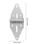 Heavy Duty Exterior Garage Door Hinge Self Closing With Bracket Replacement Kit, steel hinge with dimensions 7.5x2.7 in
