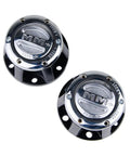 Premium Manual Locking Hub Pair For Classic Jeep CJ And Scout II With Six Bolt 27 Spline Replaces OEM Manual And Automatic Hubs