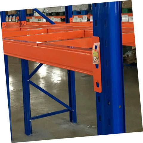10 Pack Teardrop Pallet Rack Safety Clips, Badass Beam Lock Pins for Secure Shelving, Heavy Duty Rack Connectors Nailed Tight with Rock Solid Durability, Quick Install Warehouse Safety Gear for DIY and Storage Pros