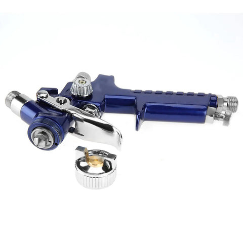 High End Mini Pneumatic Paint Sprayer With Gravity Feed Cup And 0 8MM Nozzle For Slick Fine Coat Coverage On Small Crafts detailed view showing ergonomic grip and nozzle.