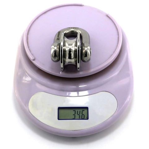 Long Bar Clasp U Shaped Pulley Large Size Stainless Steel Track Rotating Wheel Bearing For Small Crane 48mm on scale