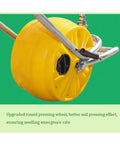Upgraded round wheel of 7-Mouth Precision Garden Seeder for Lawn and Garden Portable Handheld Planter with durable iron mouth