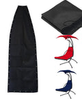 Outdoor Swing Lounger Replacement Mesh And Rope Kit For Patio Hanging Hammock Chair, featuring black mesh and red and blue lounger options.