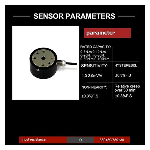 Beefed Up Static Torque Sensor For Motors And Gearboxes 5 To 100 Nm Measuring Sensor With Easy Install Dual Flange Mount