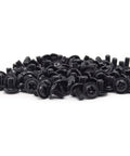 Heavy Duty M3x5 PC Mounting Screws For Case Assembly And Motherboard secure fastening, black zinc finish round head screws in bulk.
