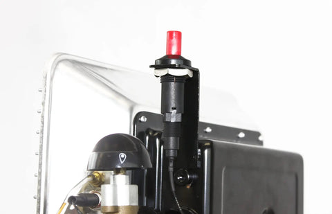 Close-up of GS4200EP 13,000 BTU Propane Tank Top Heater Built For Outdoors, Tough Jobsites And Campsites, Quick Thawing, Safe Tilt Shutoff
