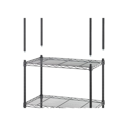 Three Tier Outdoor Wire Shelving Rack Built Tough Adjustable Storage Unit Size 23 X 13 X 30 Inches Holds Up To 100 Lbs Per Shelf Includes Foot Levelers And Nsf Certification Delivers Zero Hassle Solutions For Real World Setup And Everyday Use