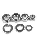 Stainless steel nuts and washers from 900 Piece Stainless Steel Screw And Nut Kit With Washers For M3 And M5 Hex Button Head Bolts Nuts And Hardware Assortment For Home Repairs And DIY Projects At Home And Beyond