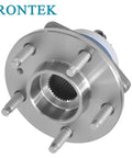 Front Wheel Hub And Bearing Assembly 513179 With Abs 5 Lugs For Buick, side view showing lug pattern and ABS ring