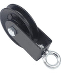 Heavy Duty Pulley Cable System For Home Gym With 360 Degree Rotation Quiet Bearings Lifting Pulley Block Nylon Wheel Carabiner Buckle