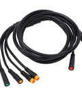 1 To 5 Pin Bike Electric Cable Kit For Controller Light Brake Display Throttle With Safe Wrapped Wires Upgraded E Bike Modification Accessory For DIY Builds