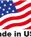 American flag with text 'Made in USA' below