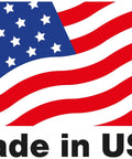 American flag with text 'Made in USA' beneath it