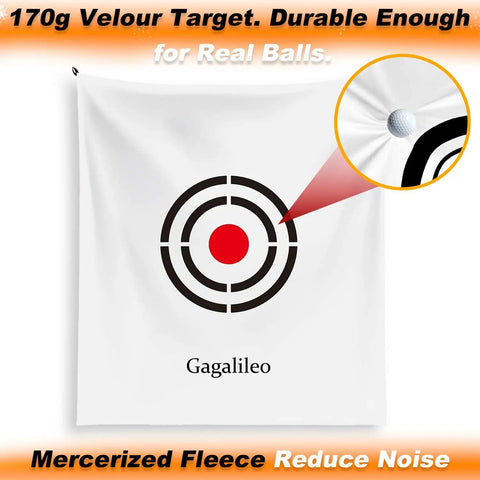Golf Target Cloth 5x6ft Protective Net With Quick Setup, Portable Indoor Outdoor Practice Net, target design details