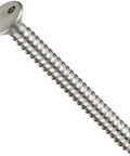 Top Shelf 18 8 Stainless Steel Sheet Metal Screws Flat Head Type AB Point Spanner Drive Number 8 X One And A Half Inch