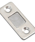 Ultra Thin Magnetic Door Catch Kit Stainless Steel Cabinet Latch with Strong Hold 8 Pack Ez Install 2 Way Adhesive close-up