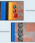 Control system and thickened chain of Heavy Duty Electric Hydraulic Freight Elevator With 2200 Lb Capacity and Wall Mounted Cargo Lift Platform.