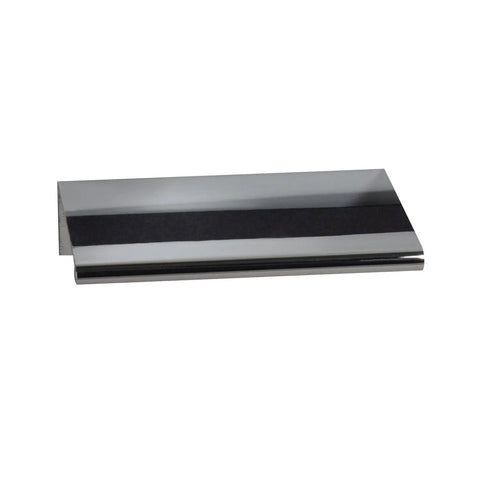 Back Mount Finger Edge Pull 3 Inch Polished Chrome Cabinet And Drawer Handle For Furniture Sleek Modern Upgrade