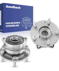 2 Piece Front Wheel Hub Bearing Assembly Set Without ABS For Hyundai Sonata 2015 To 2019, Hyundai Tucson 2016 To 2021, Kia Optima 2016 To 2020, Kia Sportage 2017 To 2022, Left And Right Replacement, Smooth Rotation And Noise Reduction displayed on table with box packaging