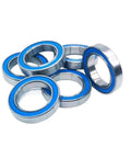 Blue 17x26x5 Mm ABEC-7 Deep Groove Ball Bearing 2RS Shielded For RC Cars And Trucks Versatile 2 Piece Set shown in a set of six