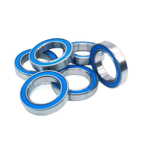 Blue 17x26x5 Mm ABEC-7 Deep Groove Ball Bearing 2RS Shielded For RC Cars And Trucks Versatile 2 Piece Set shown in a set of six