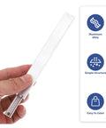Two Pack Heavy Duty Drawer Slides For Cabinets Extended Rails With Alloy Construction Bidirectional Smooth Sliding Tracks Durable Mini Cabinet Hardware For Small Spaces 10x1.6cm Size