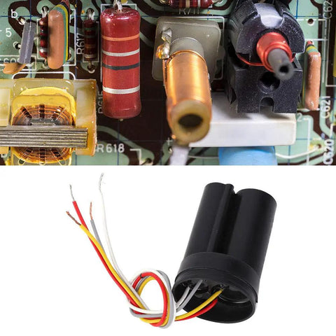 450V 12uF Plus 5uF Dual Start Capacitor for Washing Machines and Electric Pumps CBB60 shown with wiring and circuit board