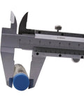 Caliper measuring the diameter of Five Pack Inductive Proximity Sensor Switch LJ18A3-8-Z/BY Normally Open PNP DC 6 To 36V