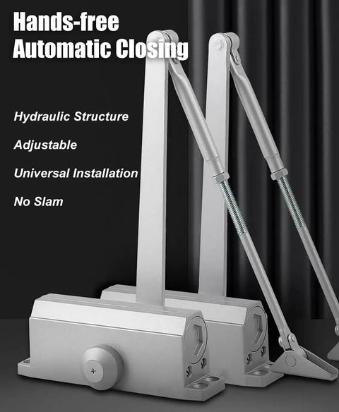 Automatic Door Closer With Adjustable Closing Speed And Hydraulic Action For Commercial And Residential Use No Slam Soft Close Gate