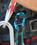 Heavy Duty Micro Carabiner With Keylock Screwlock And Captive Eye For Hella Secure Accessory Attachment Smooth Operator Aluminum Clip on harness