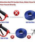 Upgraded Pressure Washer Gun With 47 Inch Extension Wand And 7 Inch 30 Degree Curved Rod M22 Fitting warning not fit garden hose