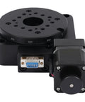 Motorized Rotation Stage 360 Degree Optical Rotary Table For Industrial Production With Worm Gear Transmission High Precision