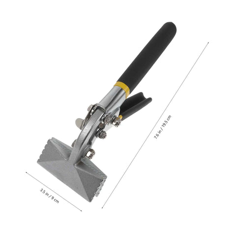 Manual Metal Bender Pliers With Serrated Jaws Hand Seamer Tool For Sheet Metal Bending Locking Handle Anti Slip Jaw Design