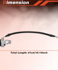 Heavy Duty Battery Negative Cable With Ibs Sensor For Bmw X5 2014 To 2018 showing total length of 41cm and fittings.