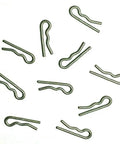 Carb Linkage Clips For Throttle Cable At Carb Set Of 10 Durable Zinc Plated Clips Part 852, 10 zinc carb clips
