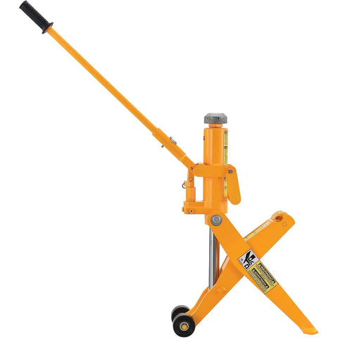 Heavy Duty Hydraulic Forklift Jack With Removable Handle, 8800 Lb Capacity, Lifts Up To 16 Inches, Rugged Steel Construction
